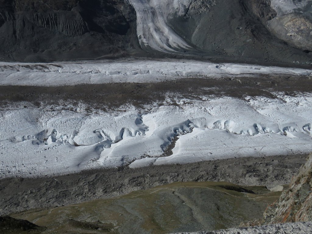 C - The melting Gornergletscher glacier